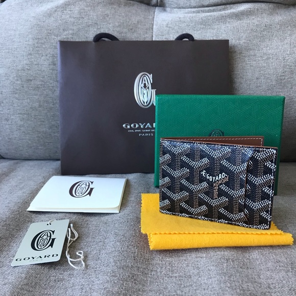 black goyard wallet